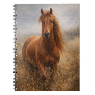 Esprit de cuivre Cheval alezan Cahier