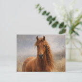 Esprit de cuivre | Cheval alezan | Carte postale (Debout devant)