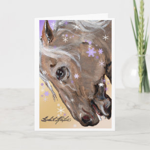 Esprit de la carte de Noël de mustang