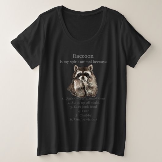 Esprit de Raton Laveur Drôle Humour (Design devant)