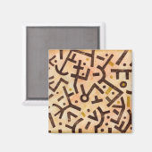 Esprit de sable - Aimant de style africain (Recto/Verso)