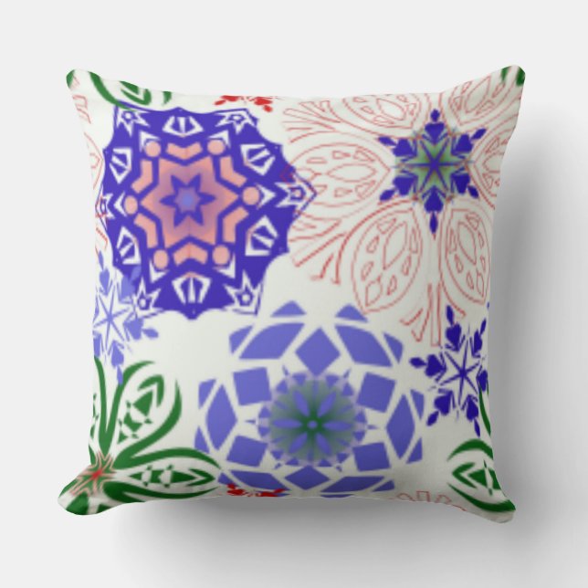 Esprit de vacances Grands Coussins - Décor de Noël (Recto)