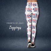 Esprit d'indépendance 4 juillet Leggings
