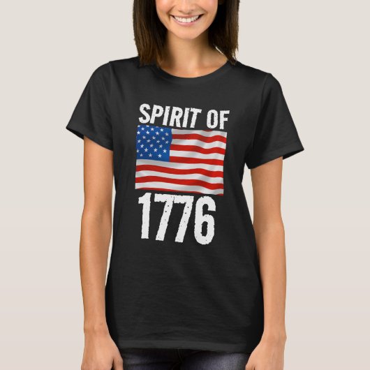 ESPRIT DU 4 JUILLET DE 1776 T-SHIRTS (Devant)
