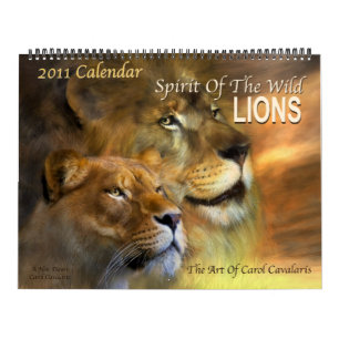 Esprit du calendrier sauvage des lions 2011