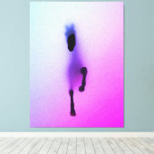 Esprit du Cheval – Art Mural Abstrait (Insitu (Plancher de Bois))