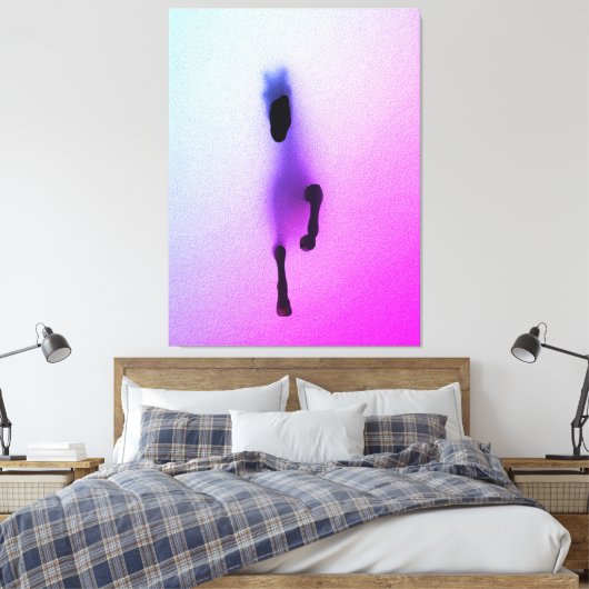 Esprit du Cheval – Art Mural Abstrait (Insitu(Chambre))