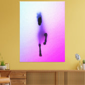 Esprit du Cheval – Art Mural Abstrait (Insitu(Salon))