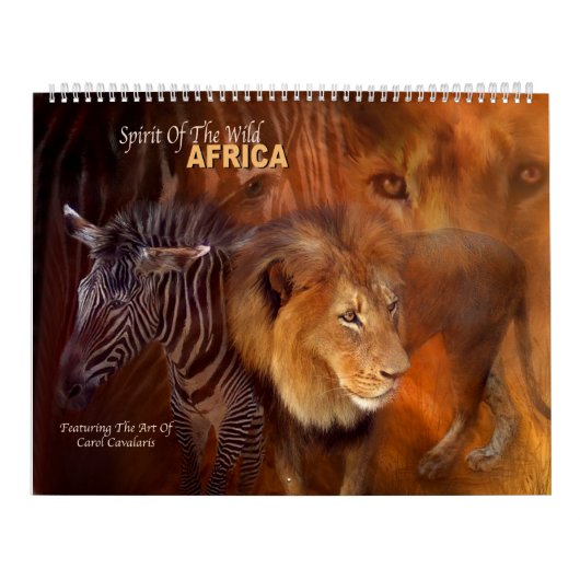 Esprit du sauvage - calendrier d'art de l'Afrique (Protection)