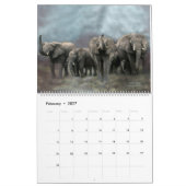 Esprit du sauvage - calendrier d'art de l'Afrique (Feb 2027)