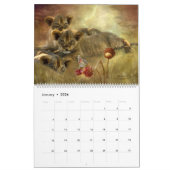 Esprit du sauvage - calendrier d'art de l'Afrique (Jan 2026)