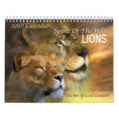 Esprit du sauvage - calendrier des lions 2010 (Protection)