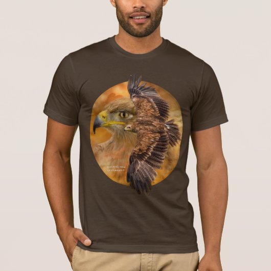 Esprit du T-shirt d'Eagle de vent (Devant)