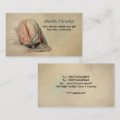 esprit humain médical de carte de visite (Devant / Derrière)