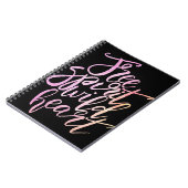 "Esprit libre, carnet inspiré de coeur sauvage" (Côté gauche)