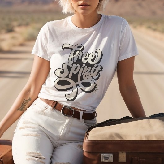 Esprit Libre Halloween Ghost Retro Style T-shirt