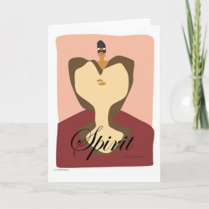 Esprit Messages d'Espoir Carte de Vœux Inspirant