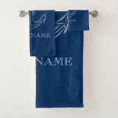 Esprit nautique Ancre Marine Bleu (En situation)