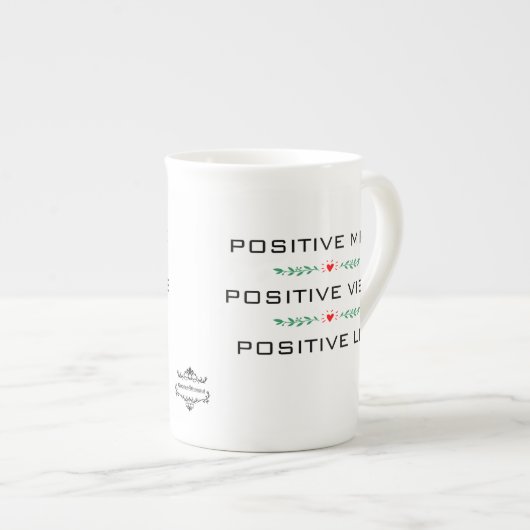 ESPRIT POSITIF, VIBRAPHONE POSITIF, TASSE POSITIVE (Devant droit)