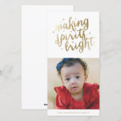 Esprits brillants | Cartes photos de vacances (Devant / Derrière)