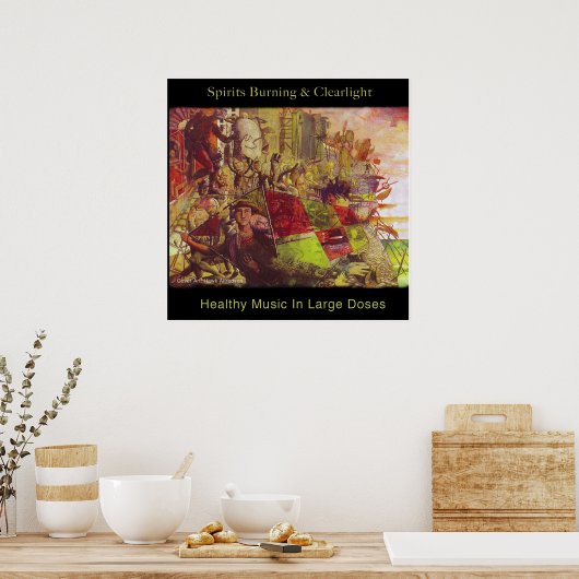 Esprits Burning & Clearlight Poster de musique sai (Cuisine)