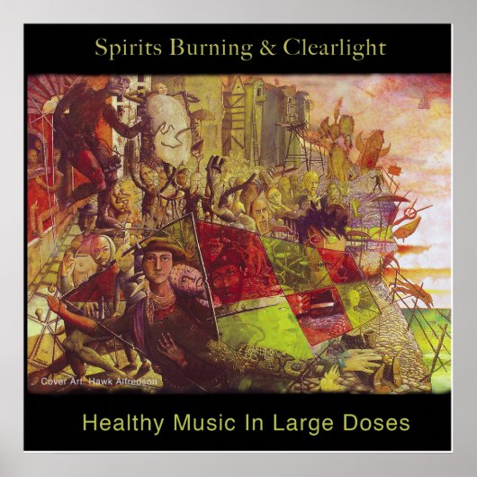Esprits Burning & Clearlight Poster de musique sai (Devant)
