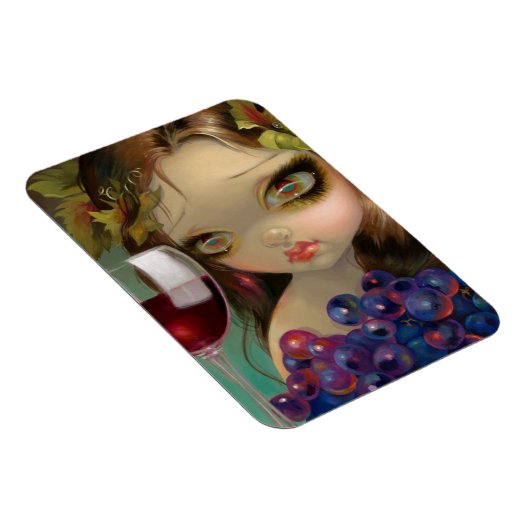 "Esprits de la vigne : Merlot" Flex Magnet (Côté Droit)