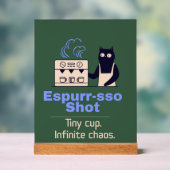 Espurr-sso Espresso - Chat et café drôle - Jeu de (Neutre)