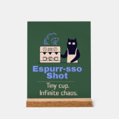 Espurr-sso Espresso - Chat et café drôle - Jeu de (Recto)