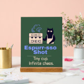 Espurr-sso Espresso - Chat et café drôle - Jeu de (Mariage)