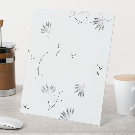 Esquisse, panneau central en granit (In SItu)