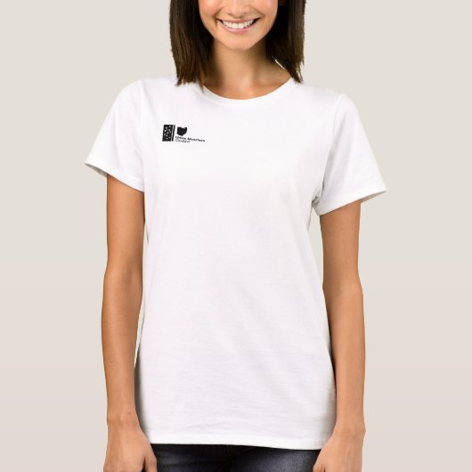 Esquisse urbaine Cleveland T-Shirt - Femme (Devant)