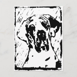 Esra Harlekin Dogue de Bordeaux Briefkaart