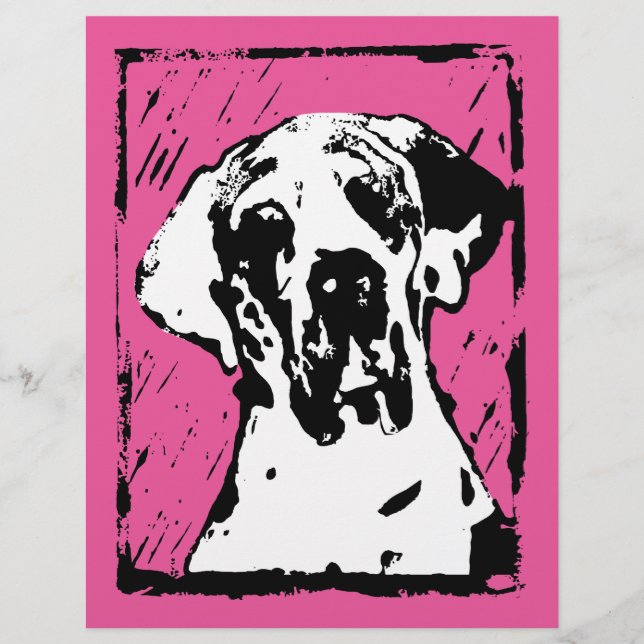 Esra Harlekin Great Dane (Voorkant)