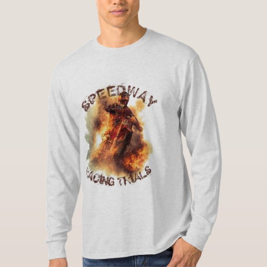 Essais de course de moto Speedway - T-shirt homme (Devant)