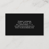 Essais génétiques - Carte de visite de recherche s (Dos)