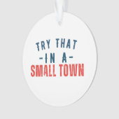 Essayer dans une petite ville (devant)