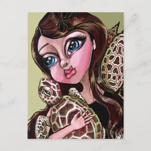 Essayer Une Carte Postale Un Peu Turtlesse (Devant)