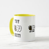 Essayez avant d'abandonner ! Mug (Devant gauche)