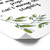 Essayez de gérer votre colère - Poster Motivationn (Coin)