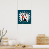 Essayez-moi juste Poster Wall Art (Cuisine)