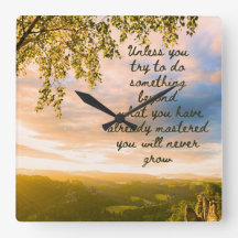 Essayez une nouvelle horloge murale