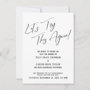 Essayons cette carte Mariage simple reportée