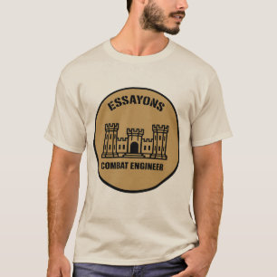 Essayons Combat Engineer Badge T-shirt