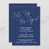 Essayons encore cette carte de Mariage reportée pa (Devant / Derrière)