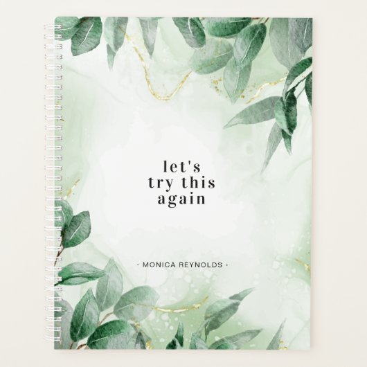 Essayons Encore | Marbre de verdure Monogramme (Devant)