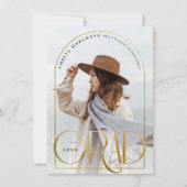 Essence | Arch Photo Cadre Faire-part de graduatio (Devant)