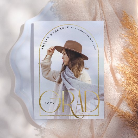 Essence | Arch Photo Cadre Faire-part de graduatio