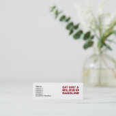 Essence dorée - Carte de profil de motocross à vél (Debout devant)