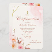 Essence florale Invitation religieuse (Devant / Derrière)